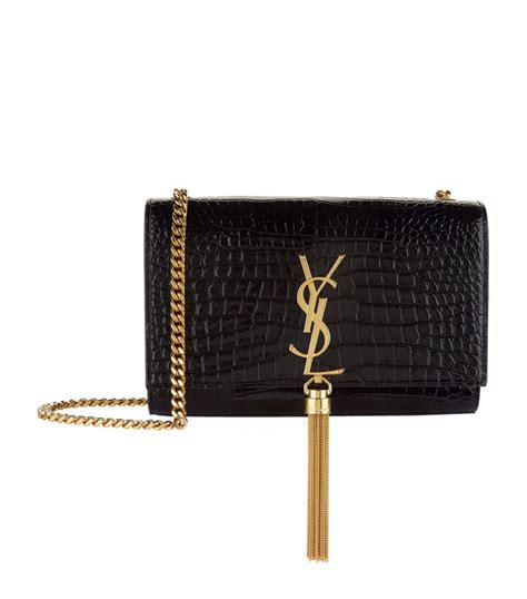 ysl croc print bag|ysl tassel bag.